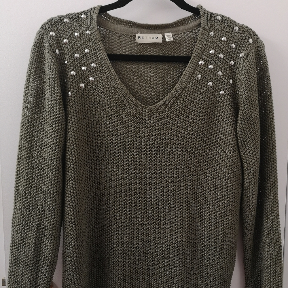 Studded sweater
